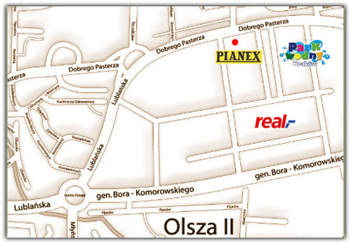 mapa dojazdu
